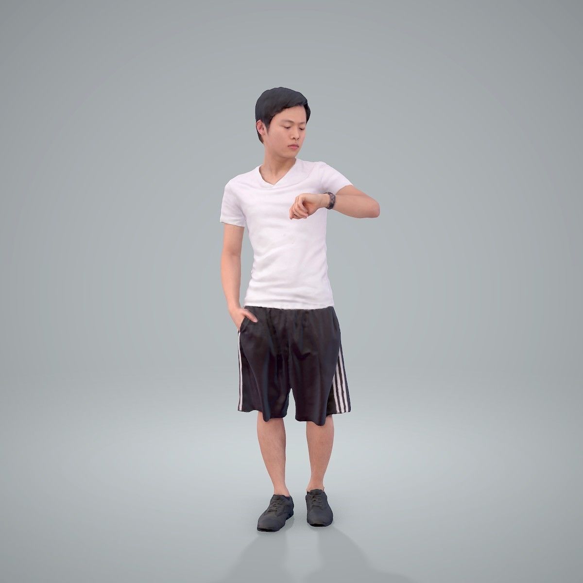 Man Looking at His Watch SMan0212-HD2-O01P01-S 3D model_34