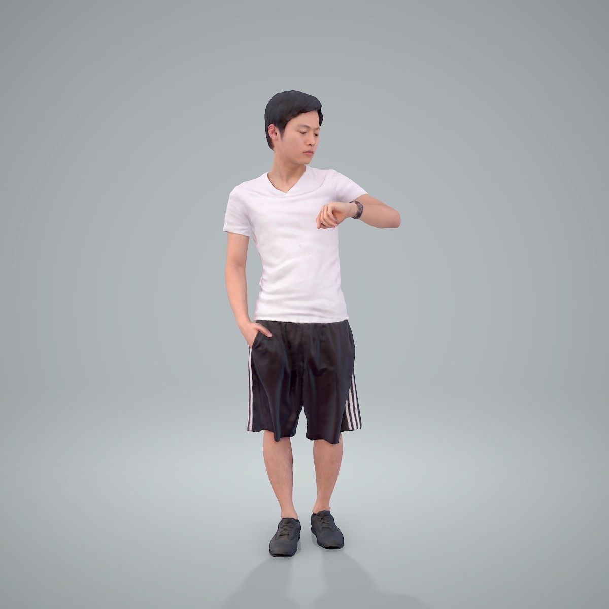 Man Looking at His Watch SMan0212-HD2-O01P01-S 3D model_33