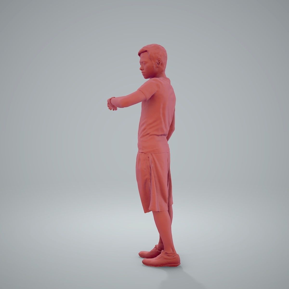 Man Looking at His Watch SMan0212-HD2-O01P01-S 3D model_43