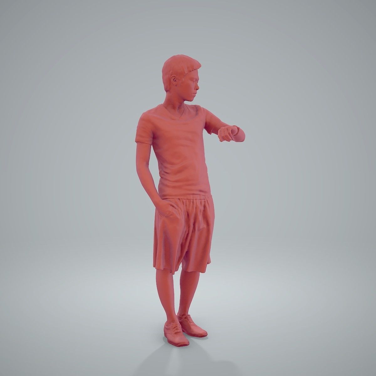 Man Looking at His Watch SMan0212-HD2-O01P01-S 3D model_65