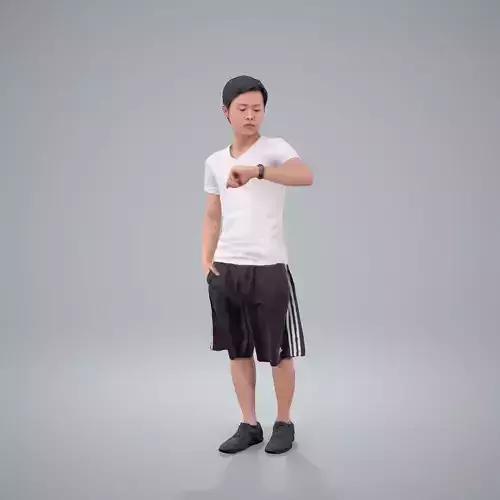 Man Looking at His Watch SMan0212-HD2-O01P01-S