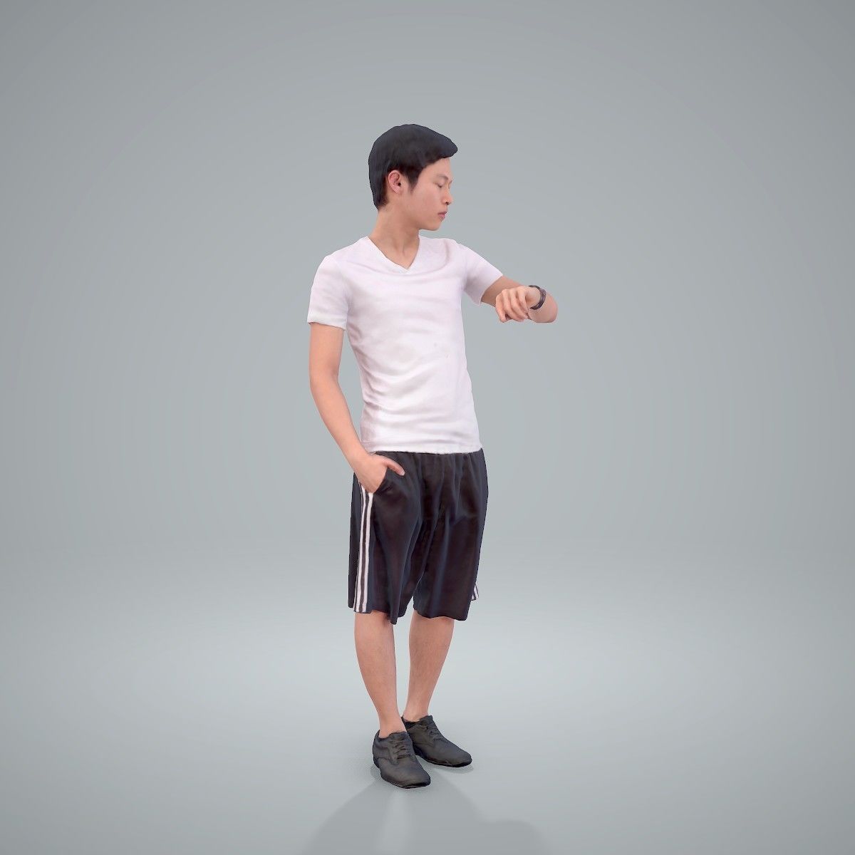 Man Looking at His Watch SMan0212-HD2-O01P01-S 3D model_30