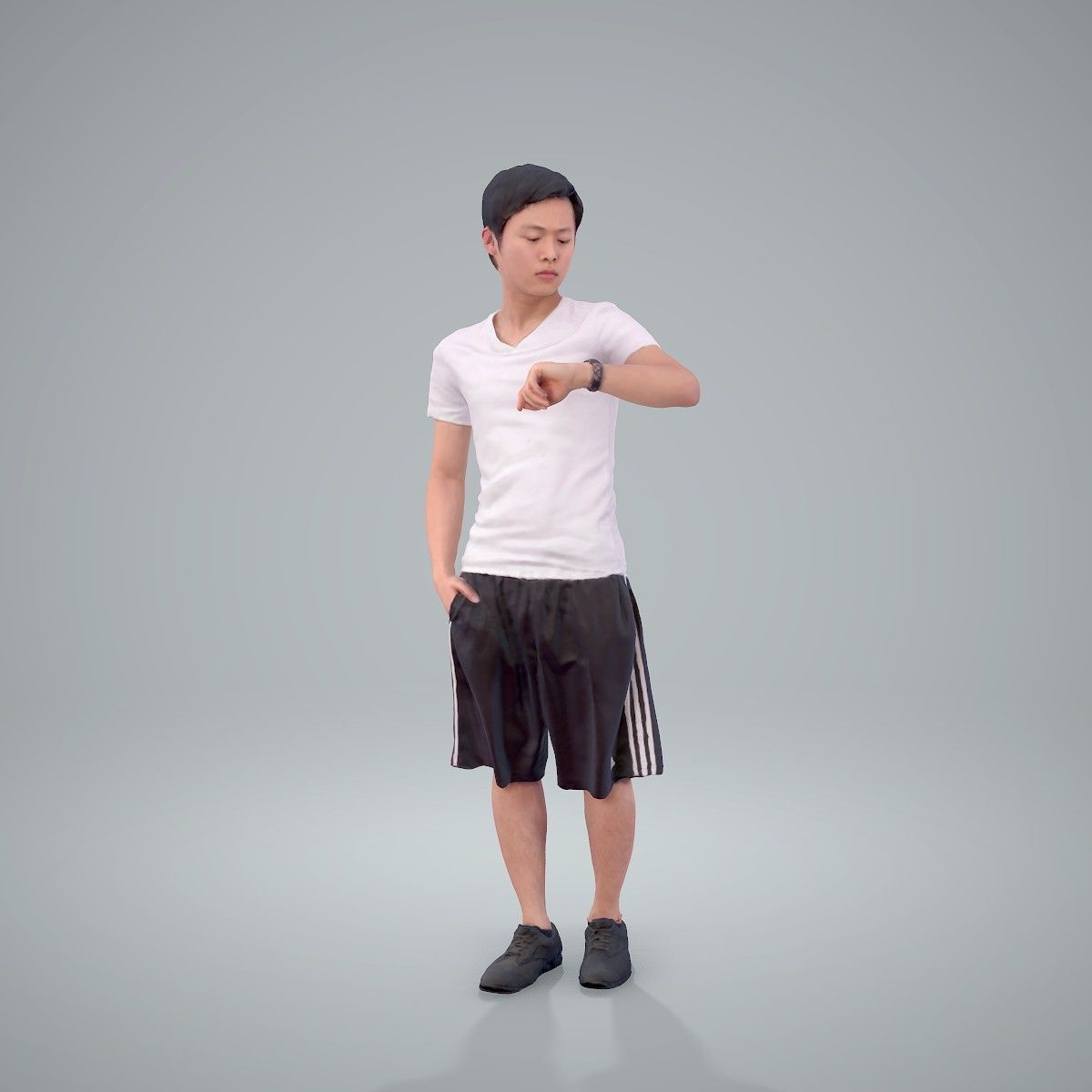 Man Looking at His Watch SMan0212-HD2-O01P01-S 3D model_35