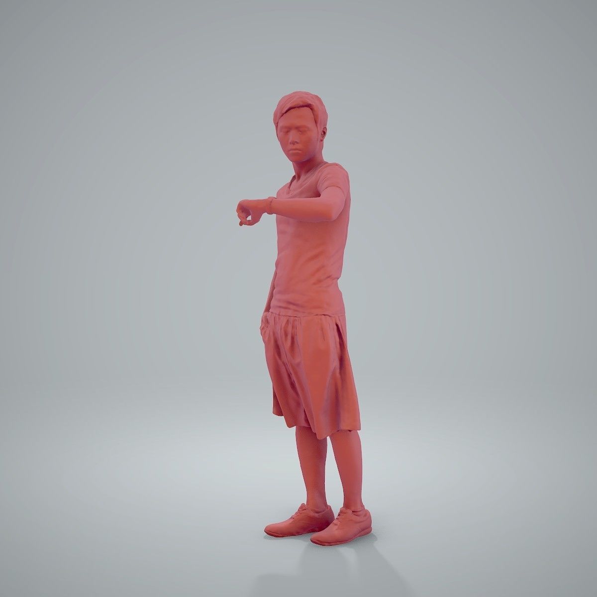 Man Looking at His Watch SMan0212-HD2-O01P01-S 3D model_38