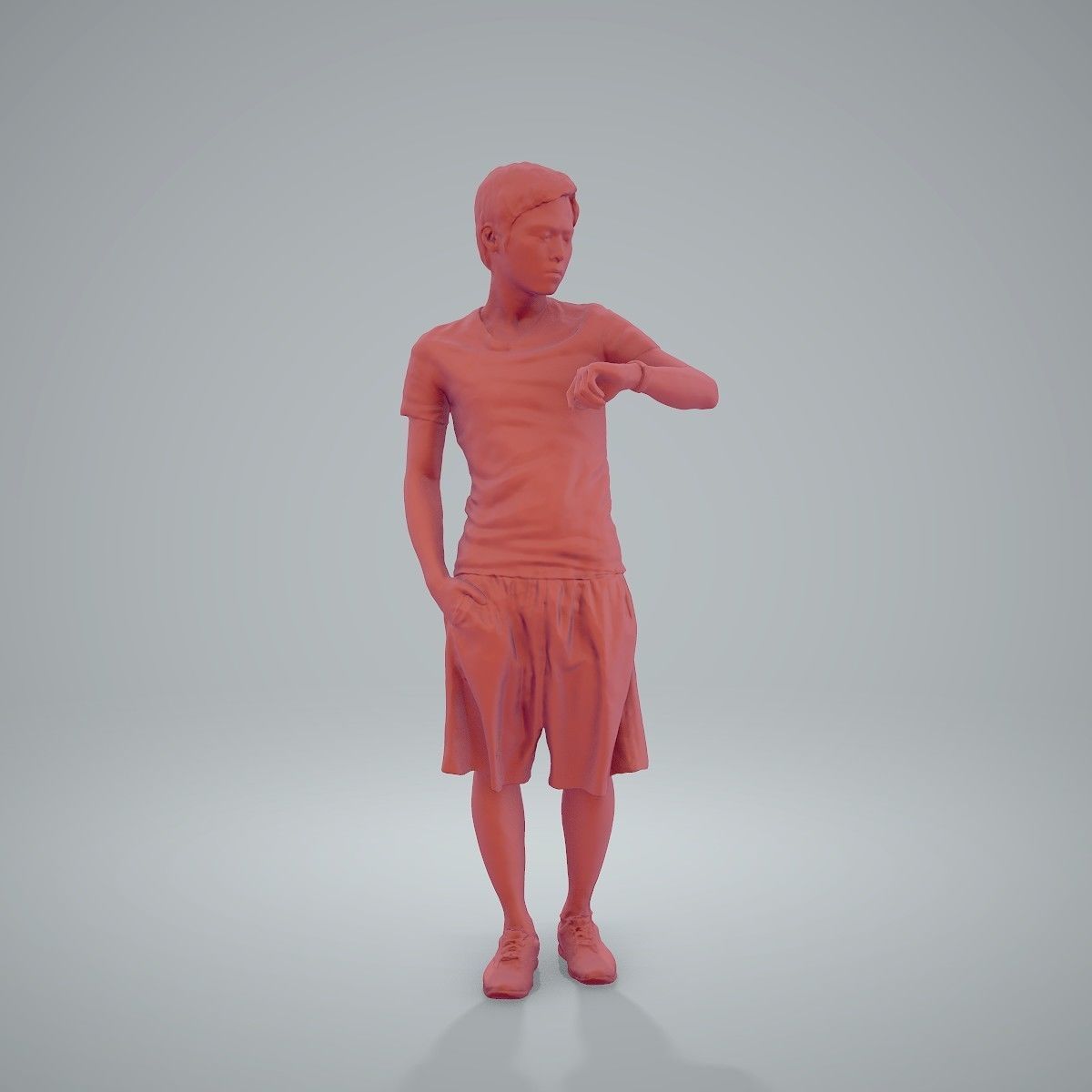 Man Looking at His Watch SMan0212-HD2-O01P01-S 3D model_68