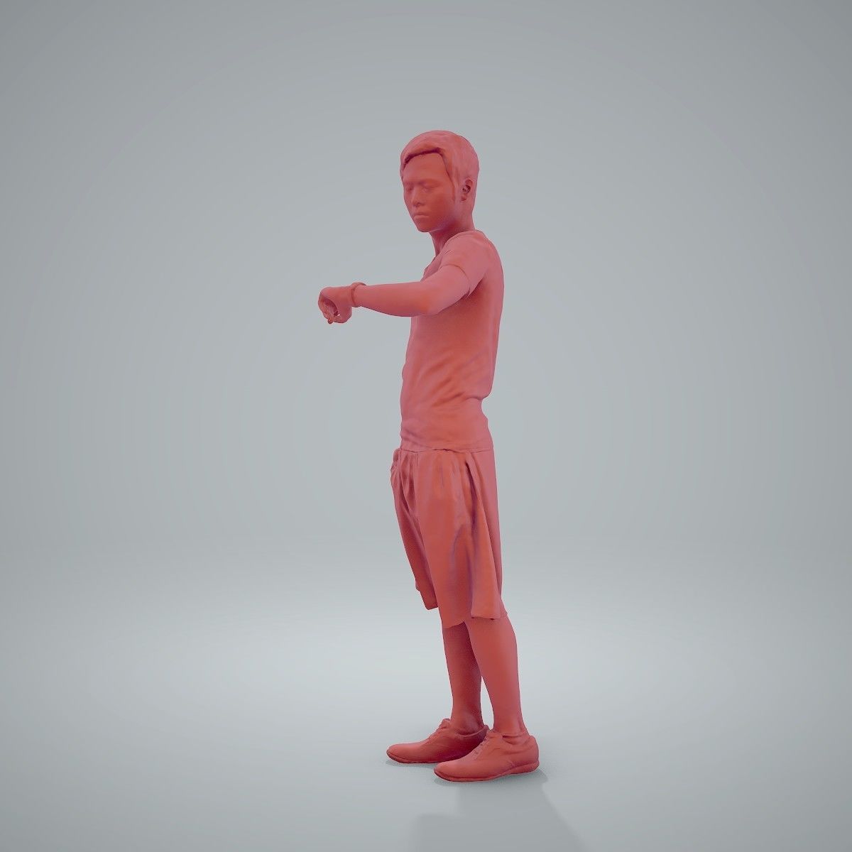 Man Looking at His Watch SMan0212-HD2-O01P01-S 3D model_40