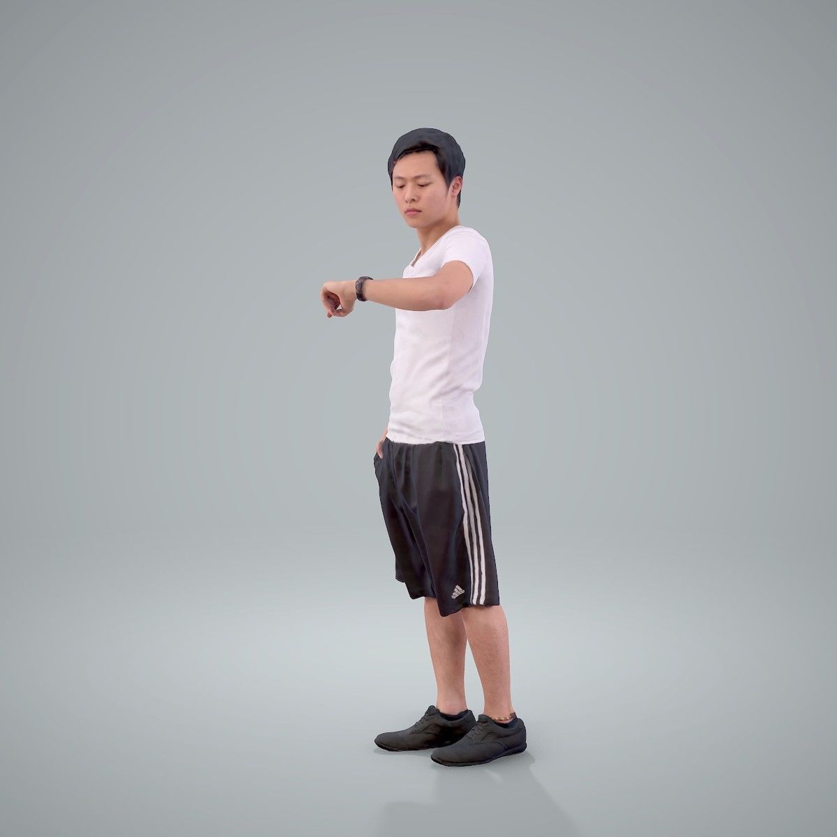 Man Looking at His Watch SMan0212-HD2-O01P01-S 3D model_4