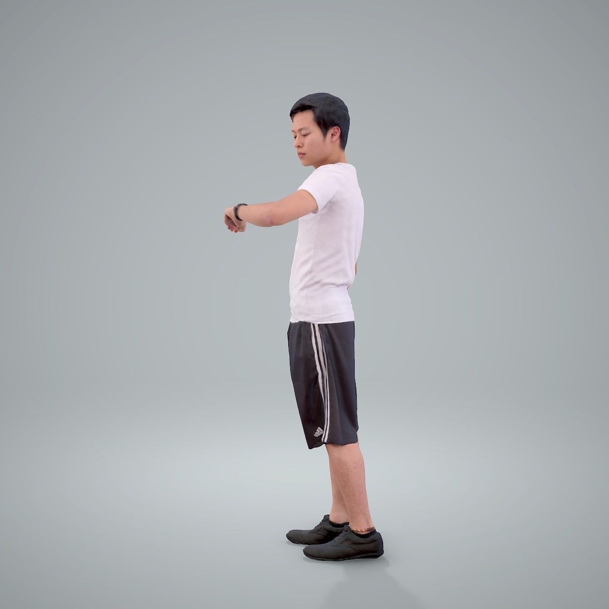 Man Looking at His Watch SMan0212-HD2-O01P01-S 3D model_7