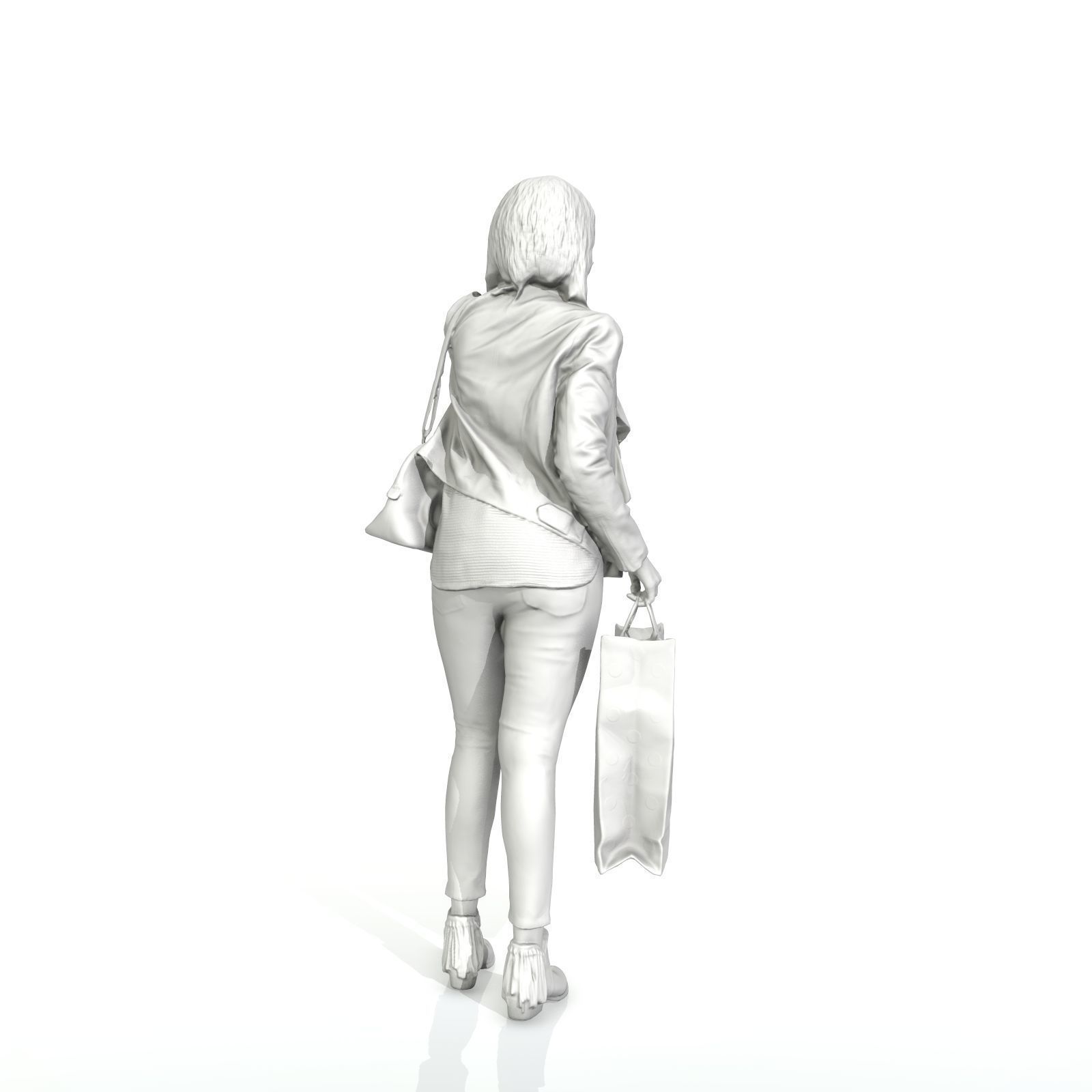 Waving Woman with Sopping Bag CWom0221-HD2-O01P02-S 3D model_48