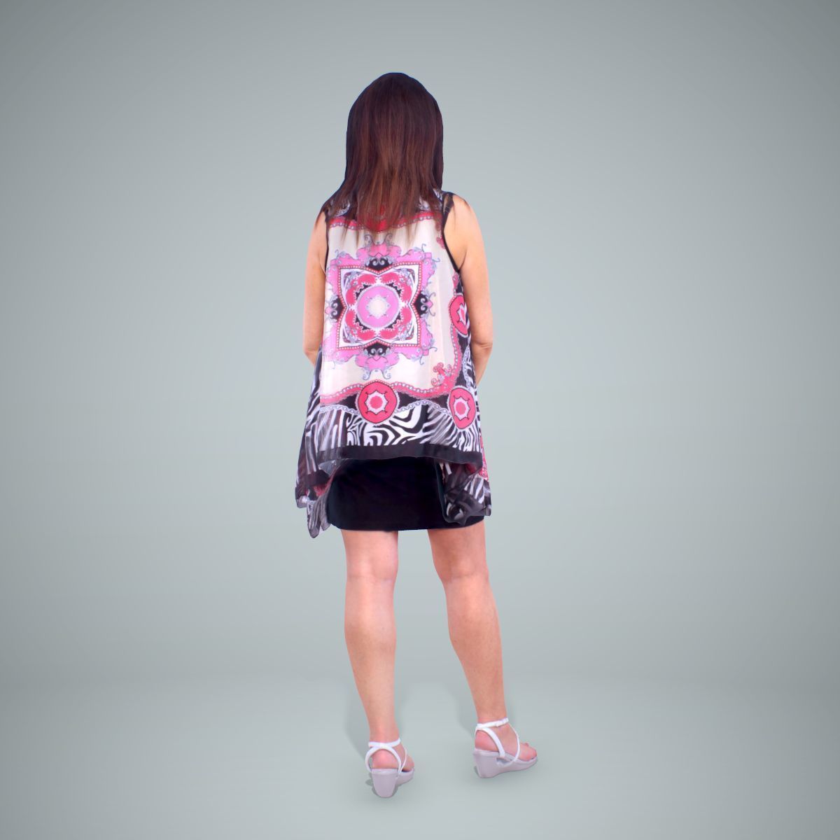 Woman with Colourful Bouse CWom0218-HD2-O01P01-S 3D model_17