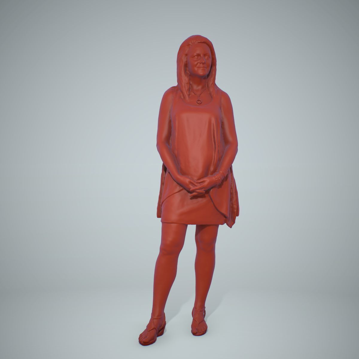 Woman with Colourful Bouse CWom0218-HD2-O01P01-S 3D model_68