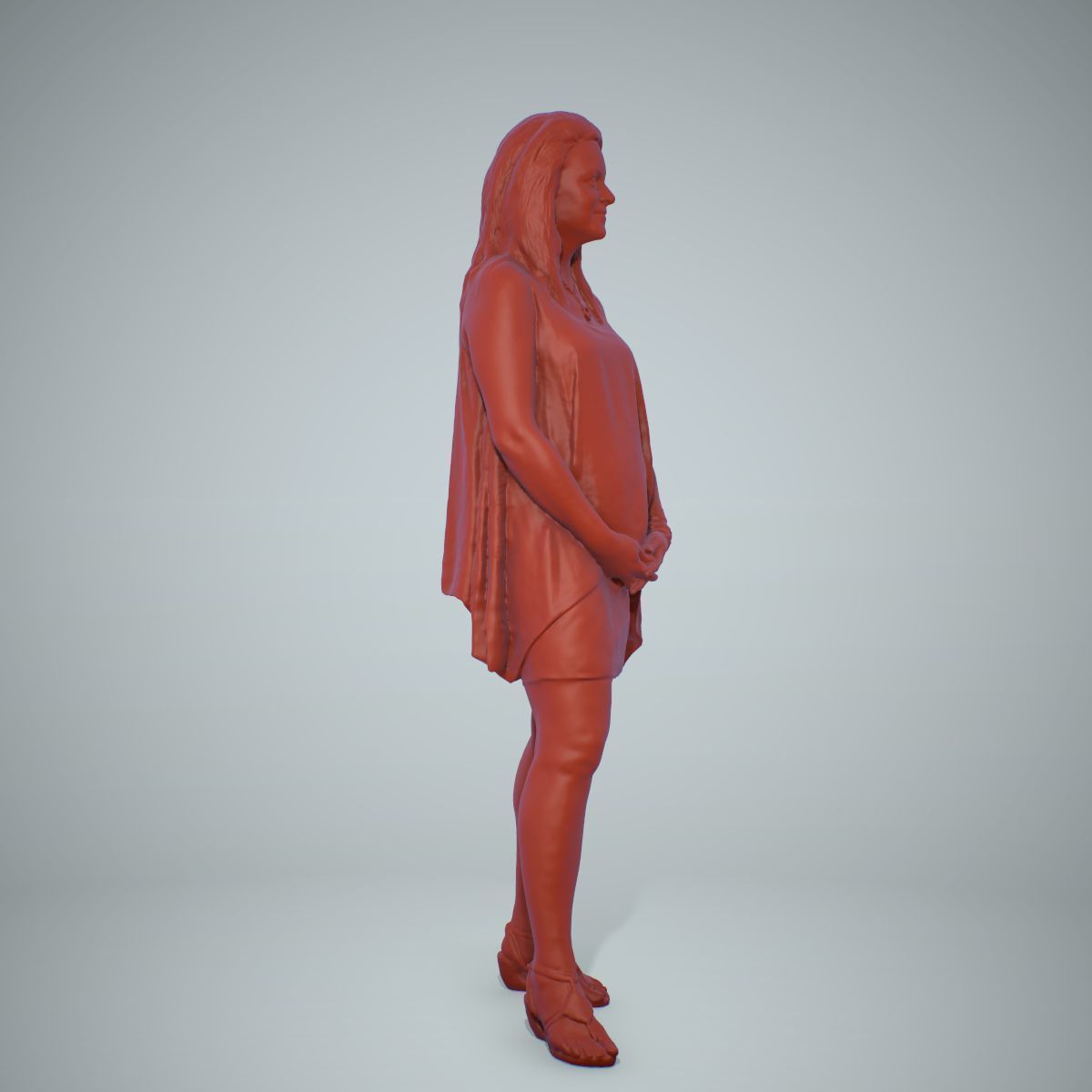 Woman with Colourful Bouse CWom0218-HD2-O01P01-S 3D model_62