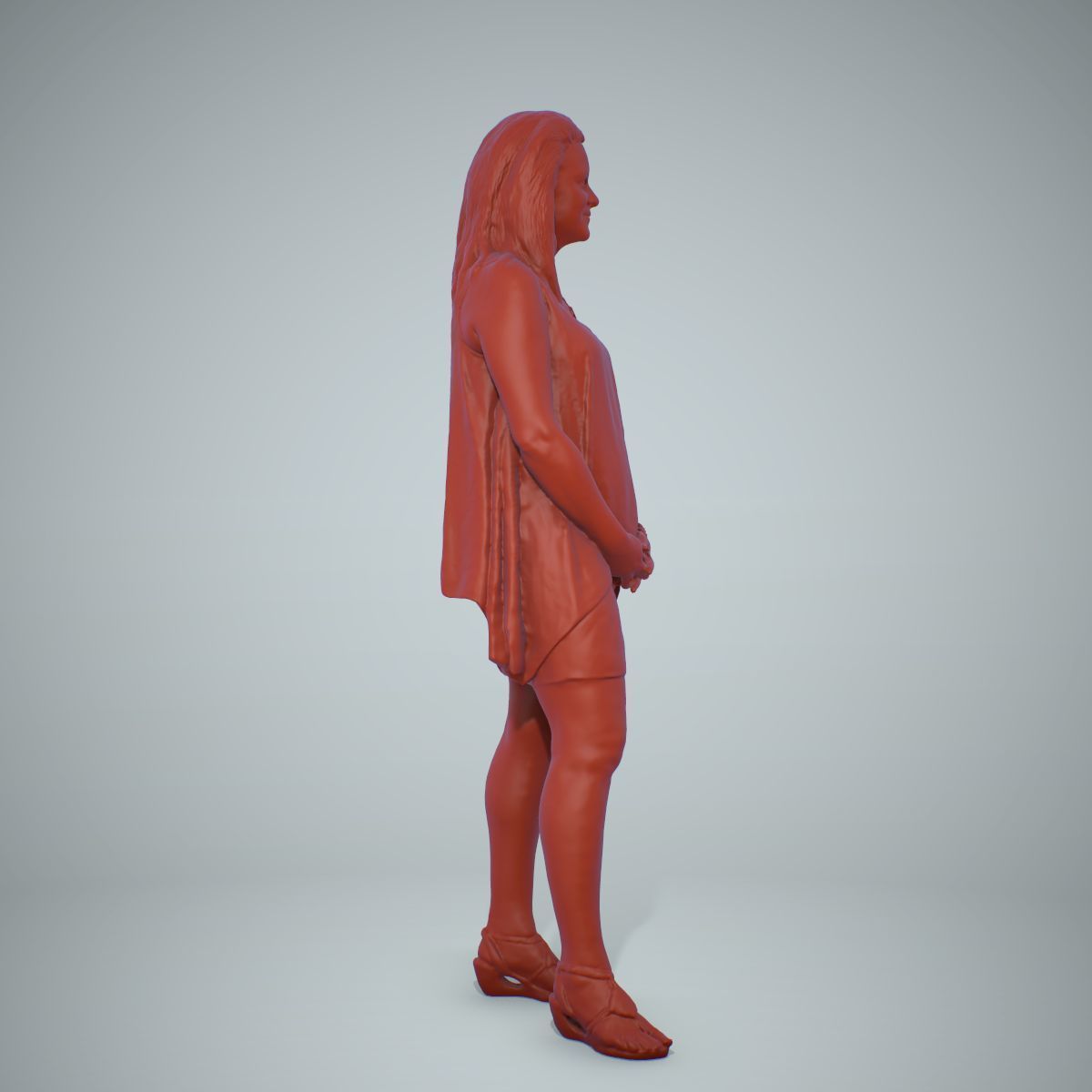 Woman with Colourful Bouse CWom0218-HD2-O01P01-S 3D model_60