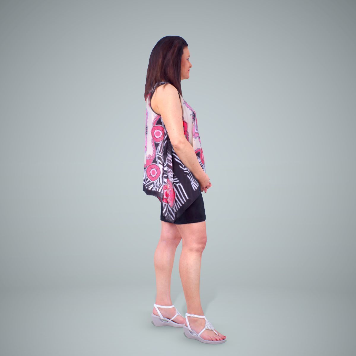 Woman with Colourful Bouse CWom0218-HD2-O01P01-S 3D model_24