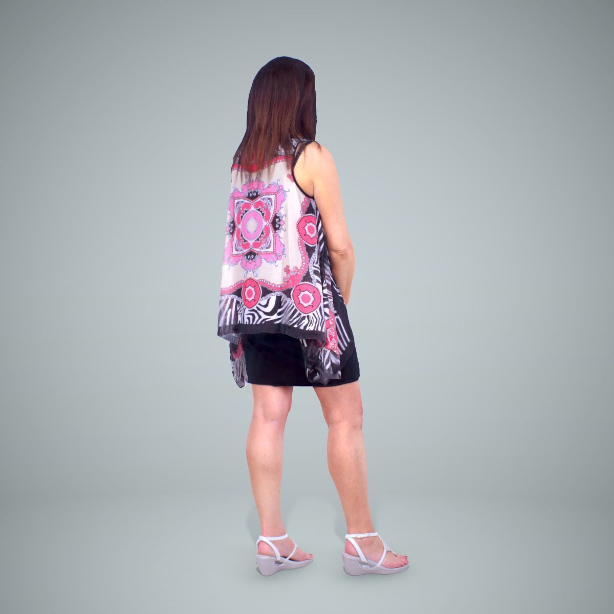 Woman with Colourful Bouse CWom0218-HD2-O01P01-S 3D model_20