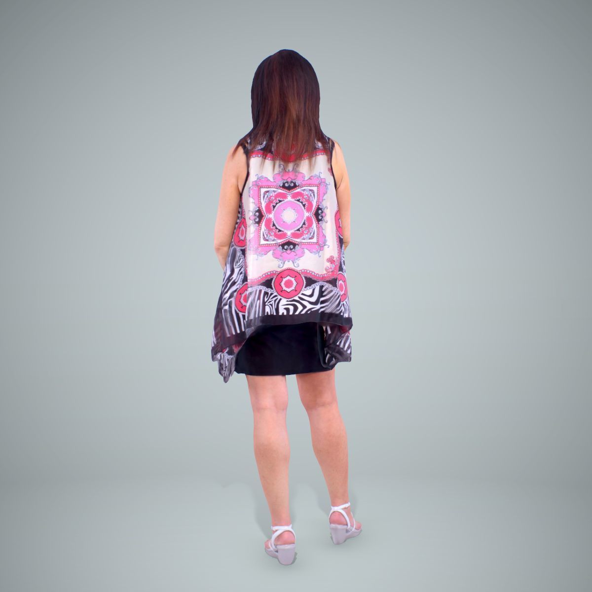 Woman with Colourful Bouse CWom0218-HD2-O01P01-S 3D model_15
