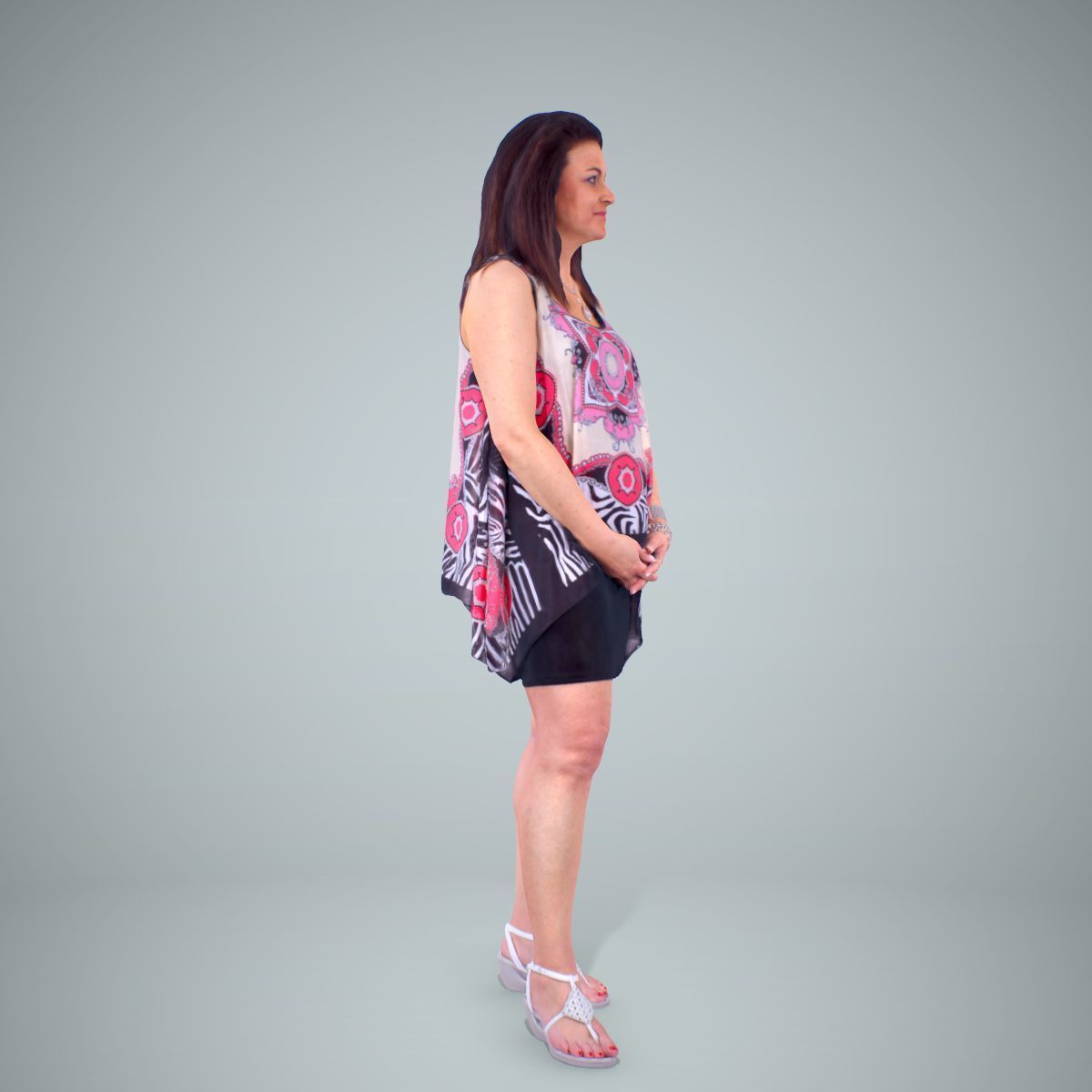 Woman with Colourful Bouse CWom0218-HD2-O01P01-S 3D model_27
