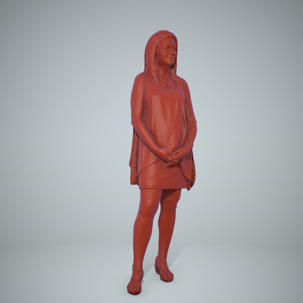 Woman with Colourful Bouse CWom0218-HD2-O01P01-S 3D model_66