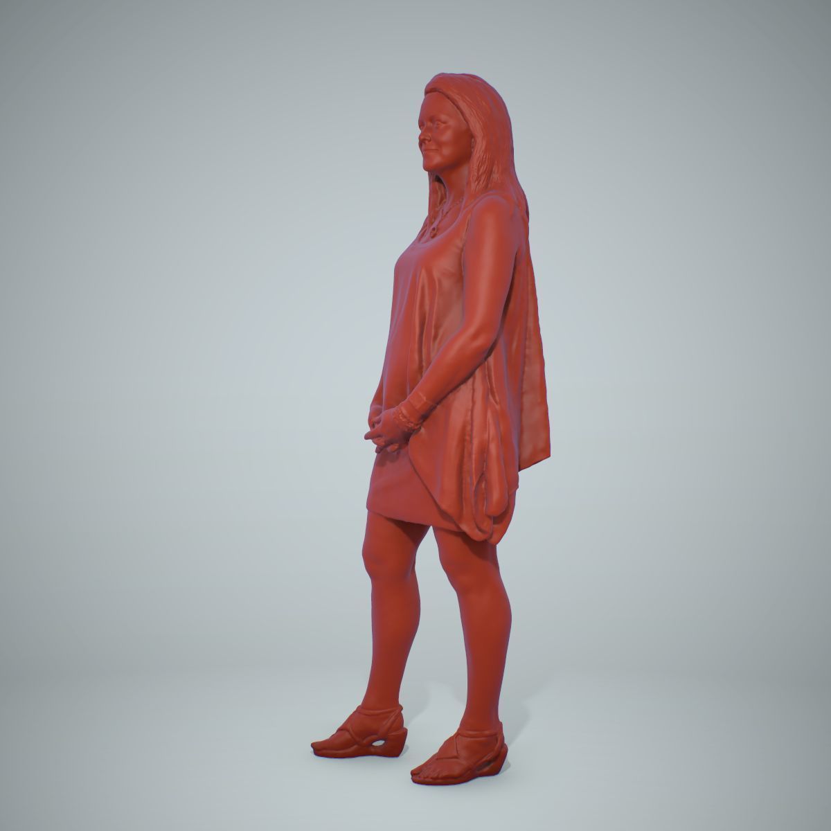 Woman with Colourful Bouse CWom0218-HD2-O01P01-S 3D model_39