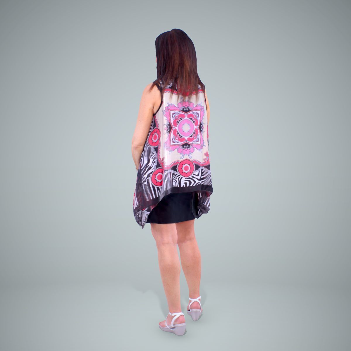 Woman with Colourful Bouse CWom0218-HD2-O01P01-S 3D model_13