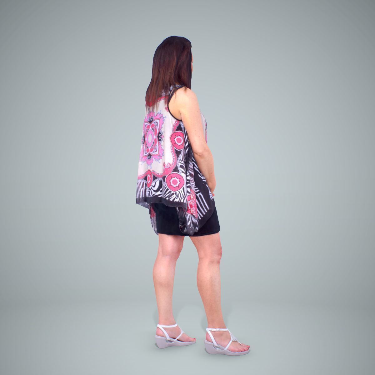 Woman with Colourful Bouse CWom0218-HD2-O01P01-S 3D model_21