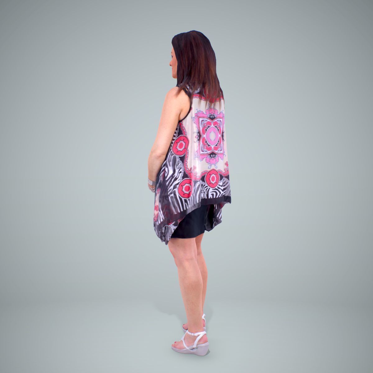 Woman with Colourful Bouse CWom0218-HD2-O01P01-S 3D model_11
