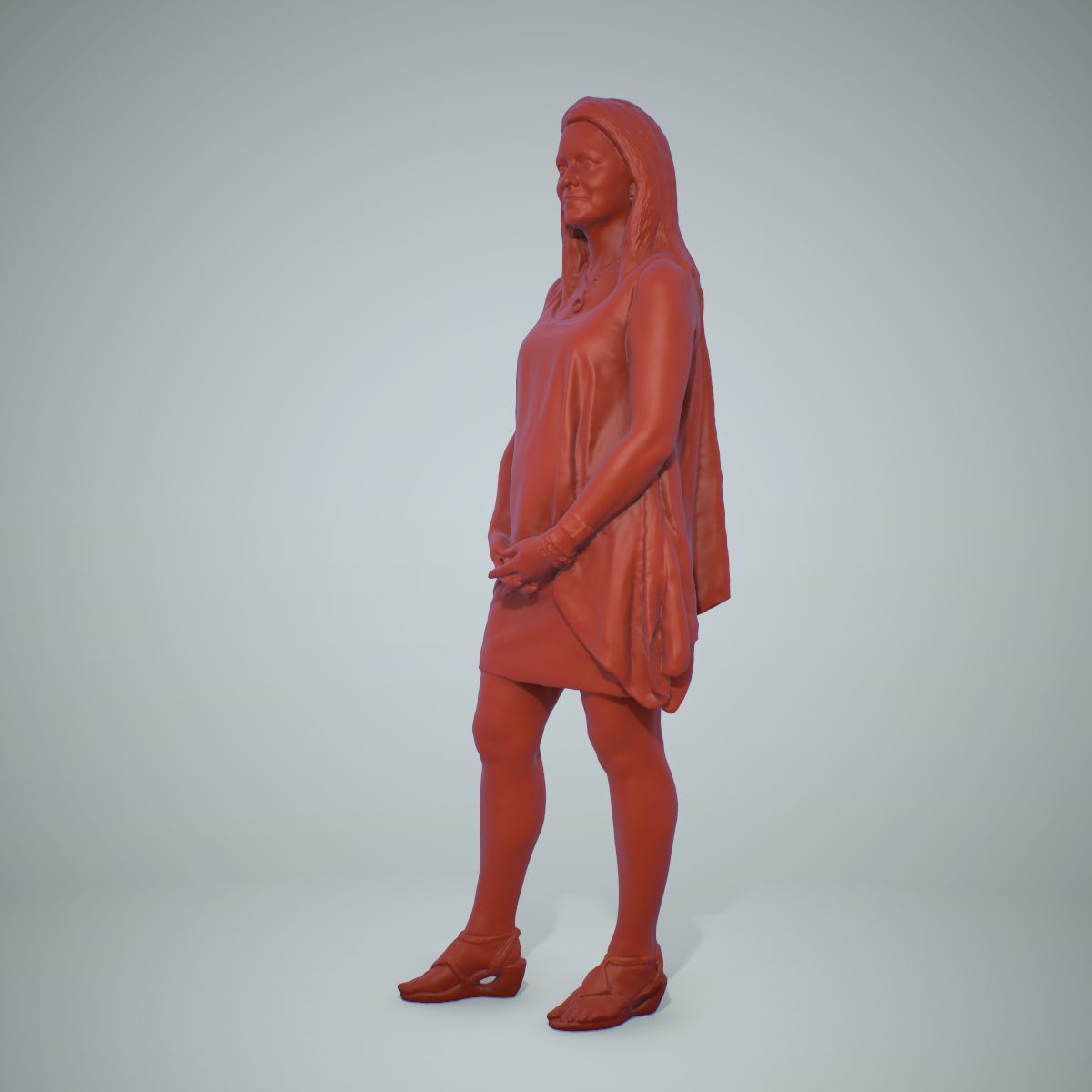 Woman with Colourful Bouse CWom0218-HD2-O01P01-S 3D model_38