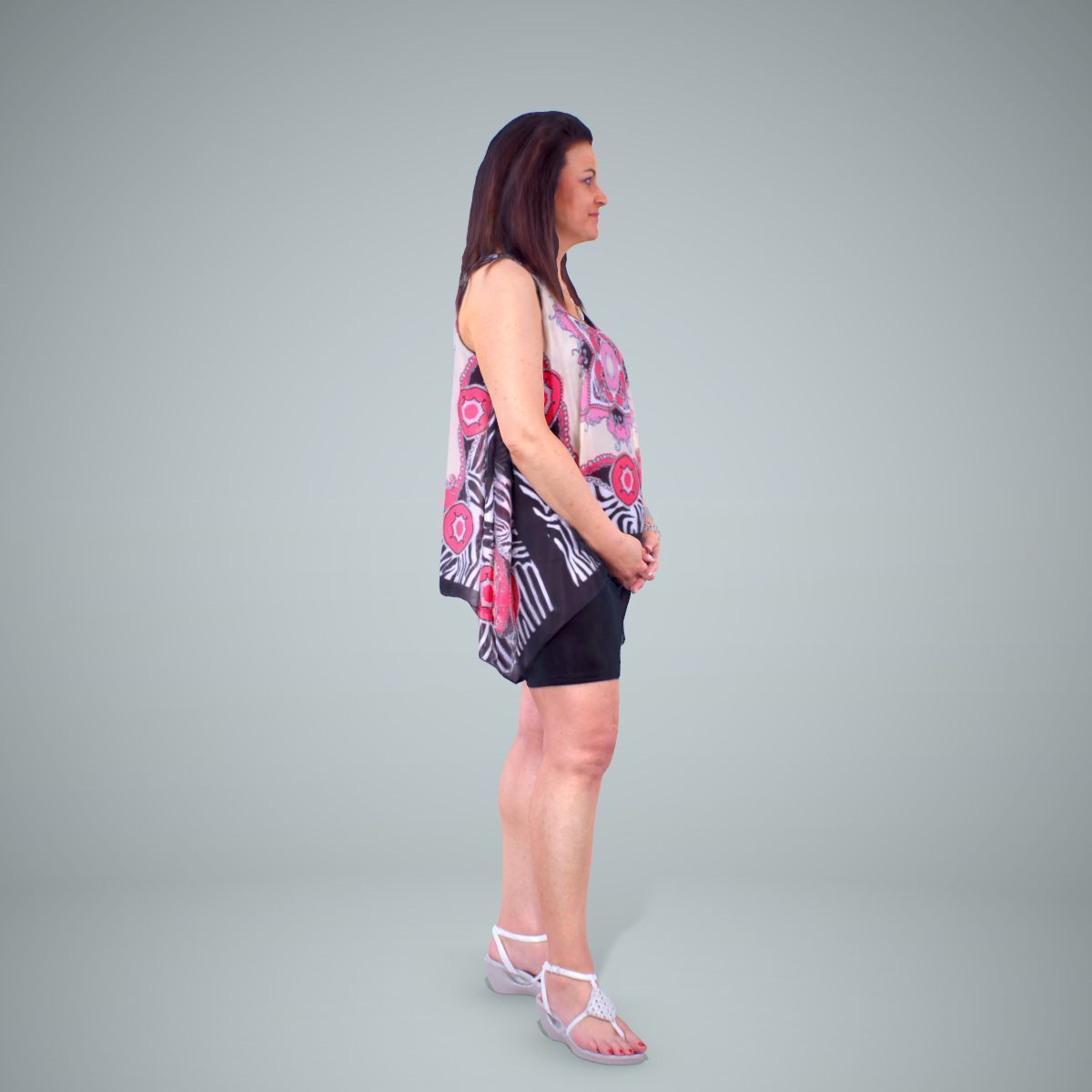 Woman with Colourful Bouse CWom0218-HD2-O01P01-S 3D model_26