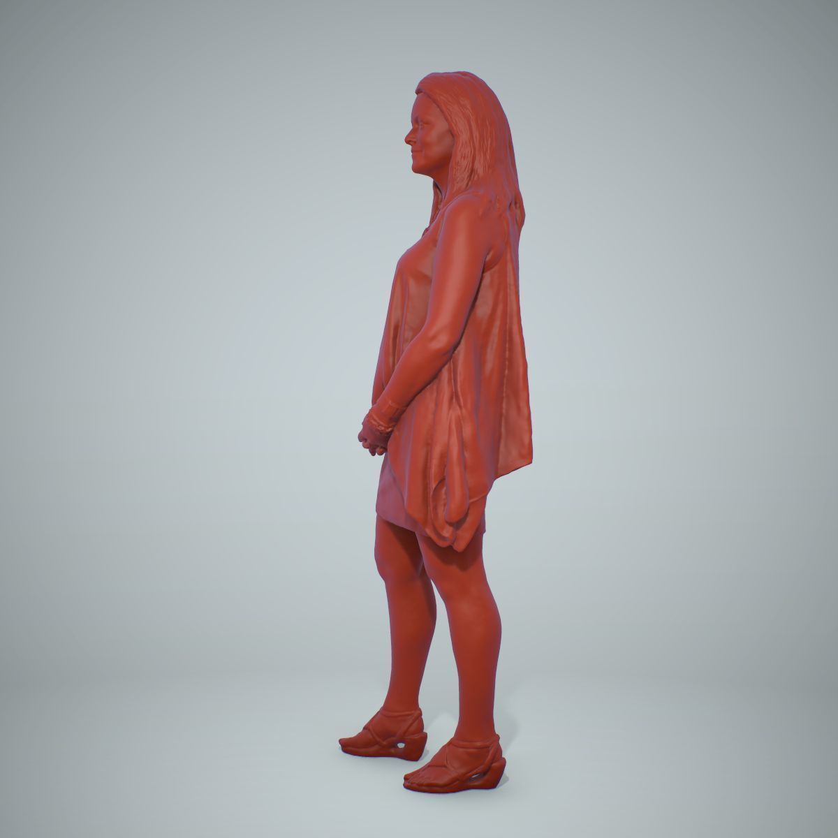 Woman with Colourful Bouse CWom0218-HD2-O01P01-S 3D model_41
