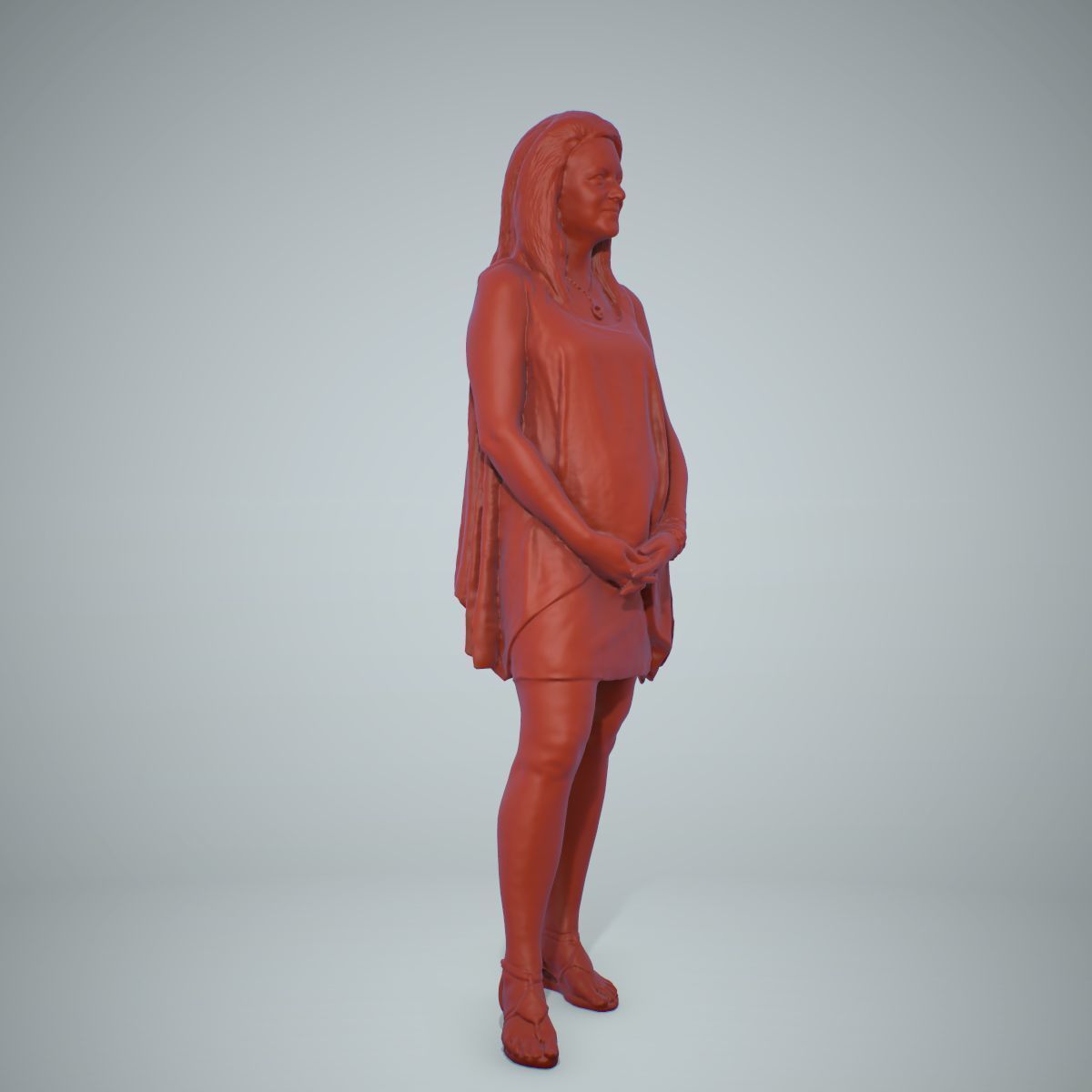 Woman with Colourful Bouse CWom0218-HD2-O01P01-S 3D model_64