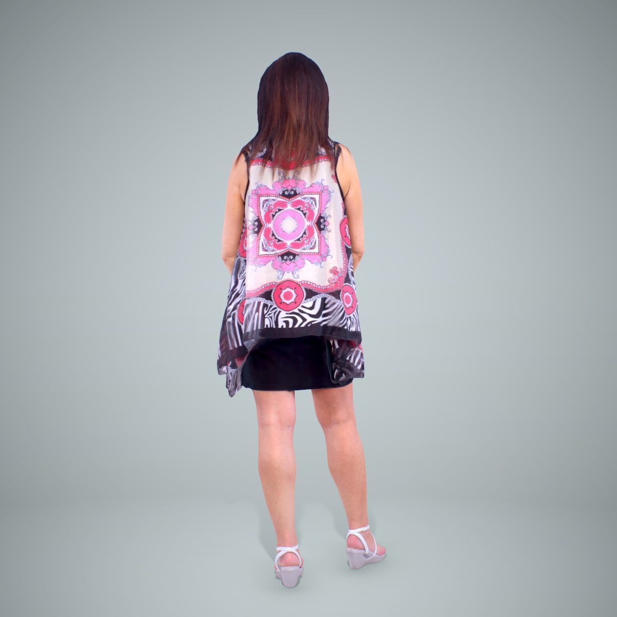 Woman with Colourful Bouse CWom0218-HD2-O01P01-S 3D model_16