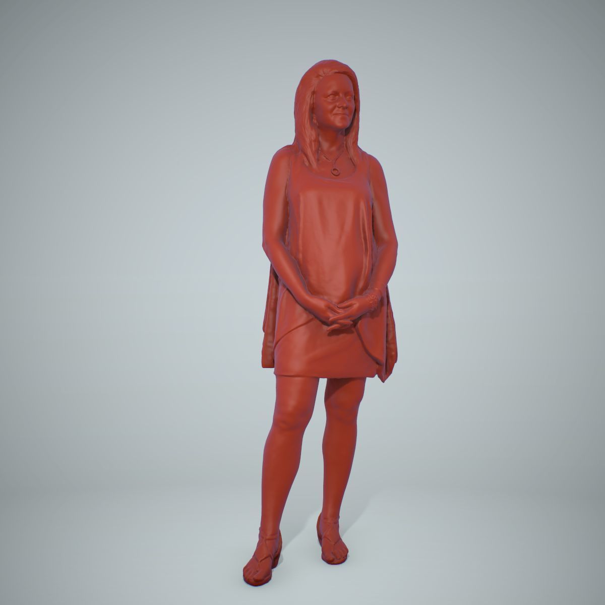 Woman with Colourful Bouse CWom0218-HD2-O01P01-S 3D model_67