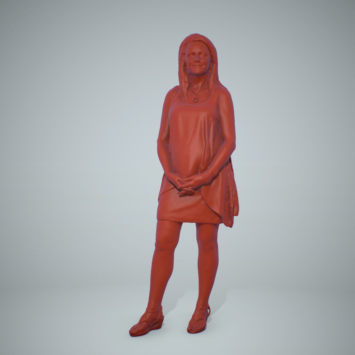 Woman with Colourful Bouse CWom0218-HD2-O01P01-S 3D model_70