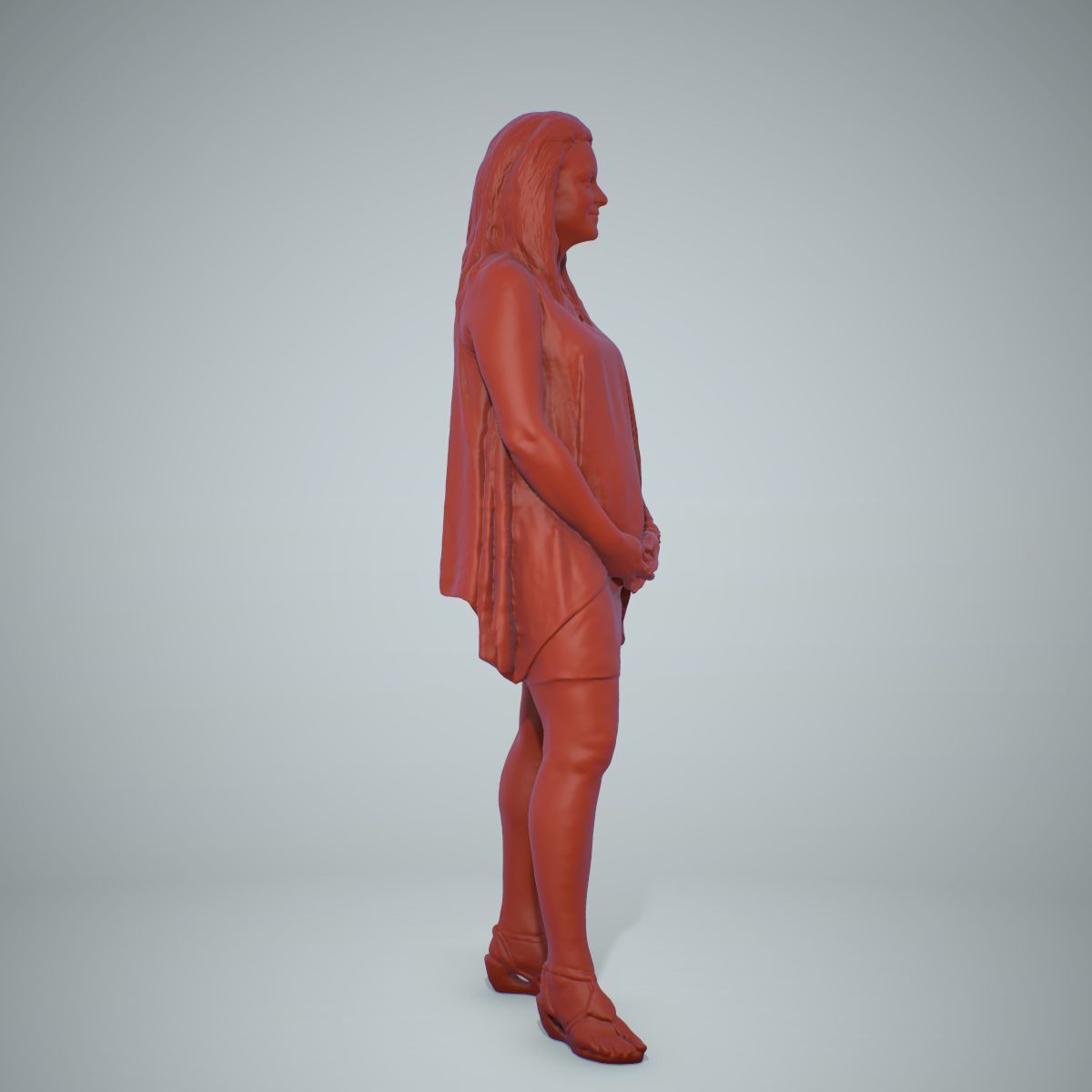 Woman with Colourful Bouse CWom0218-HD2-O01P01-S 3D model_61