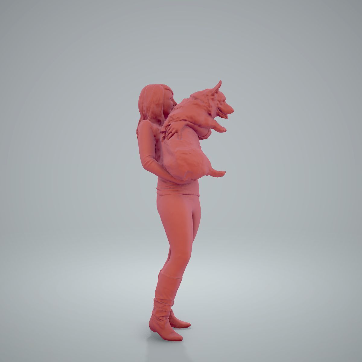 Woman Holding Dog CWom0209-HD2-O01P01-S 3D model_62