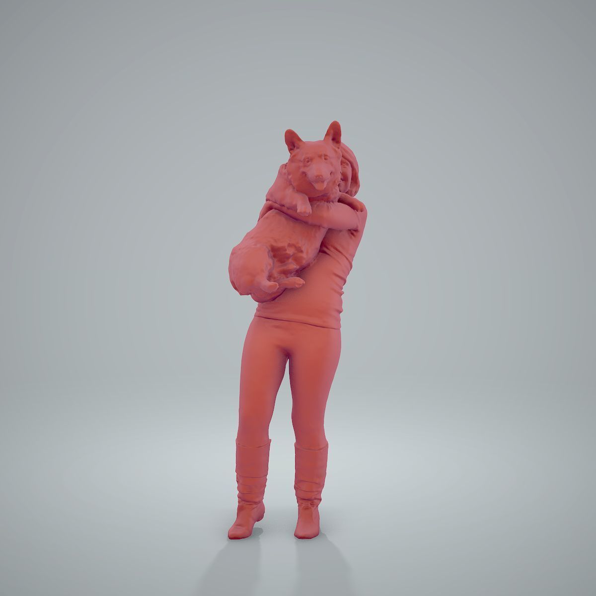 Woman Holding Dog CWom0209-HD2-O01P01-S 3D model_70