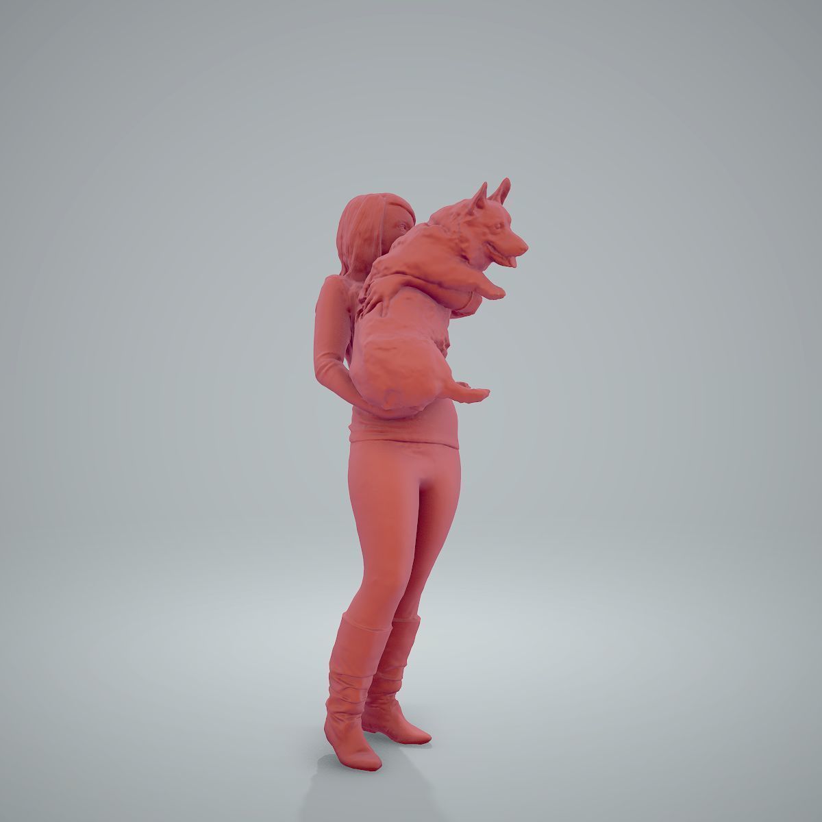 Woman Holding Dog CWom0209-HD2-O01P01-S 3D model_64