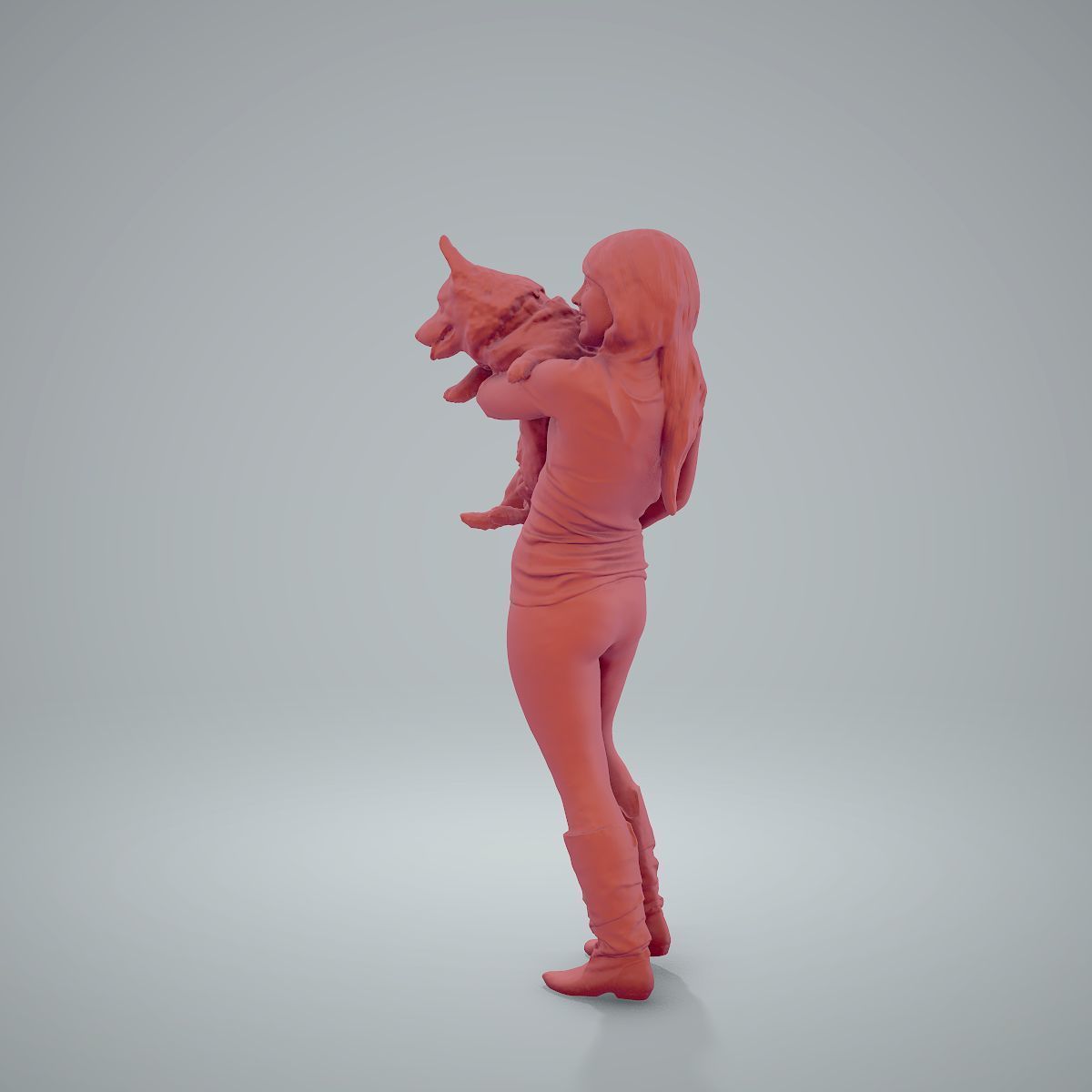 Woman Holding Dog CWom0209-HD2-O01P01-S 3D model_45