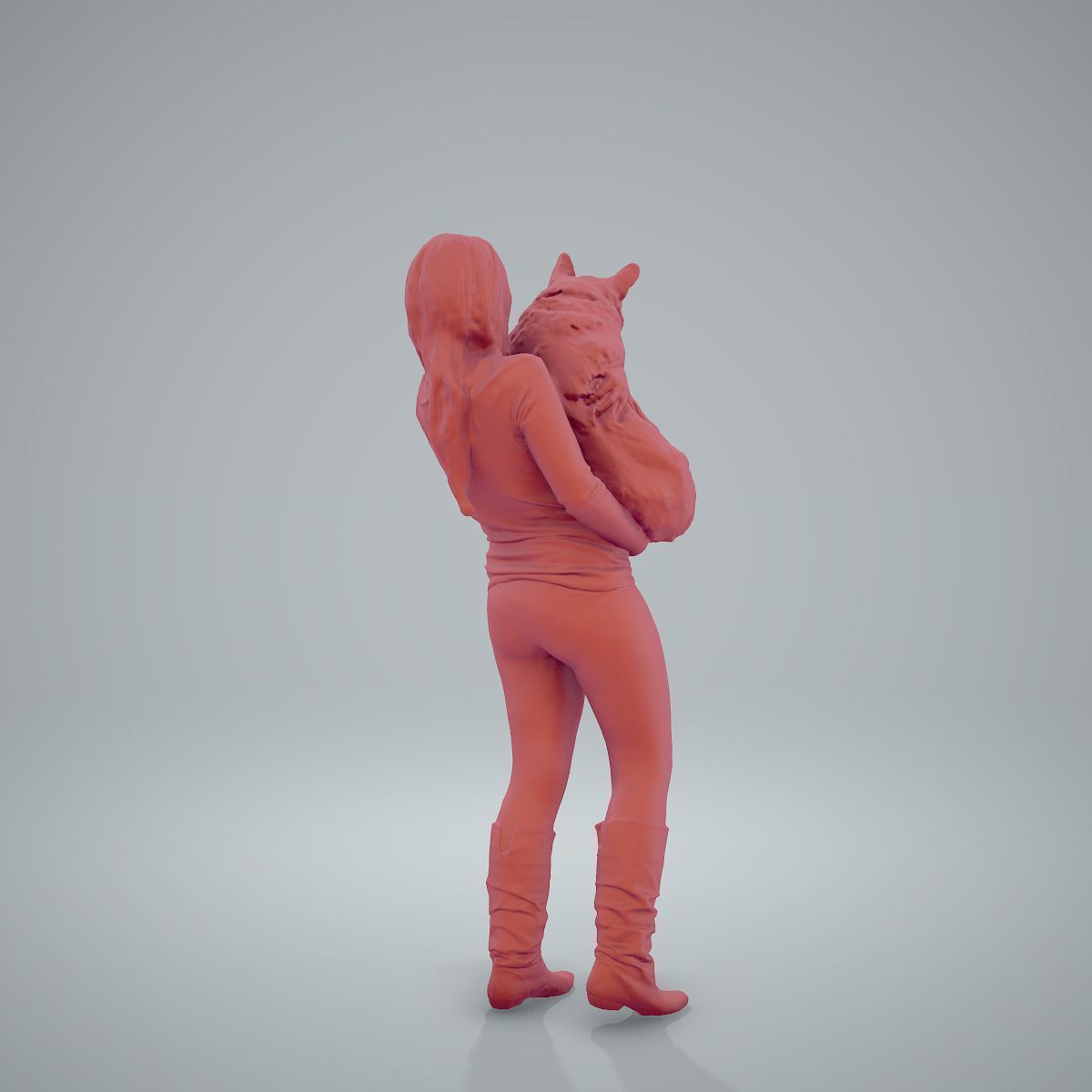 Woman Holding Dog CWom0209-HD2-O01P01-S 3D model_55