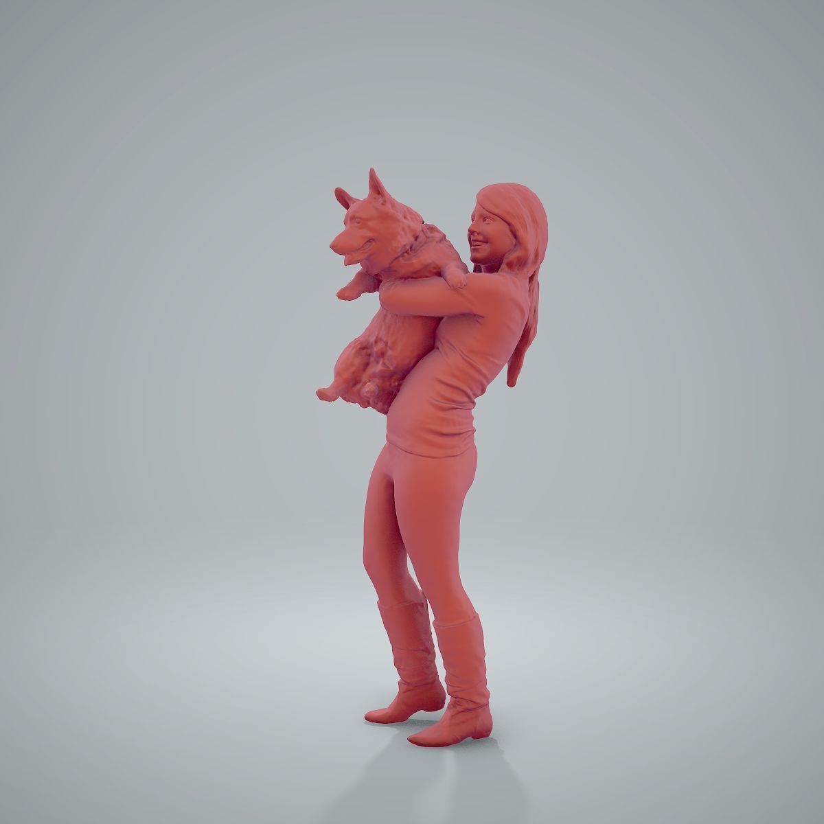 Woman Holding Dog CWom0209-HD2-O01P01-S 3D model_40