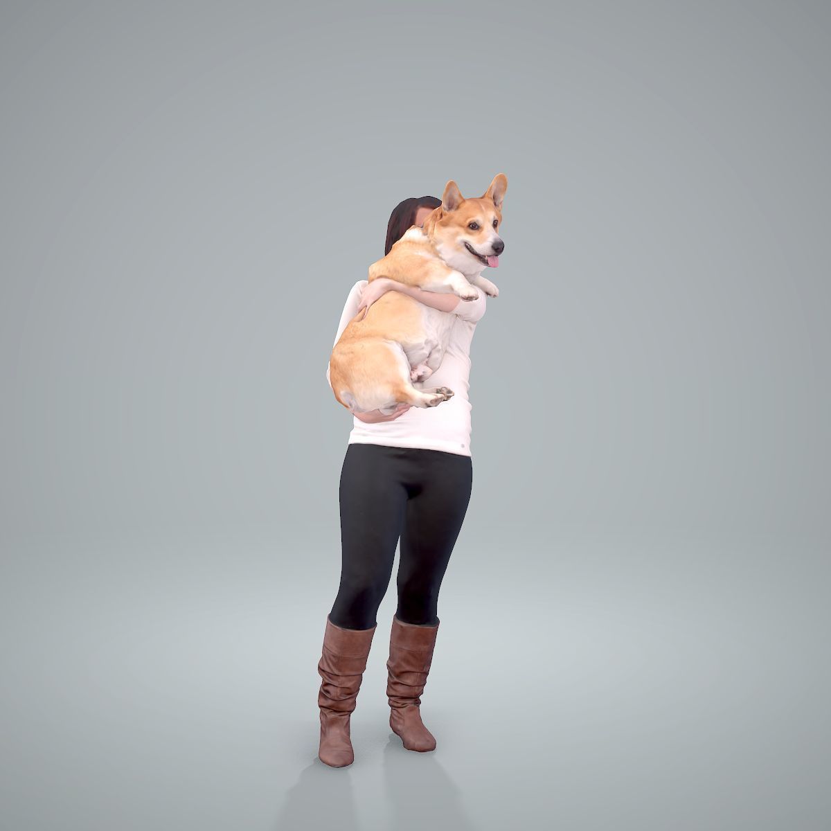 Woman Holding Dog CWom0209-HD2-O01P01-S 3D model_31