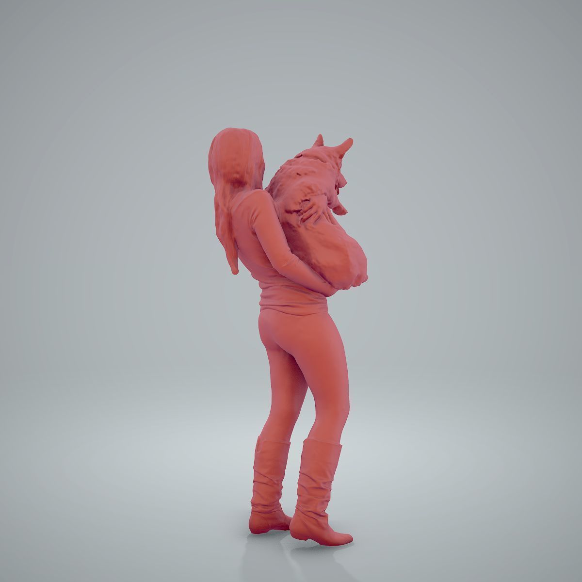 Woman Holding Dog CWom0209-HD2-O01P01-S 3D model_57