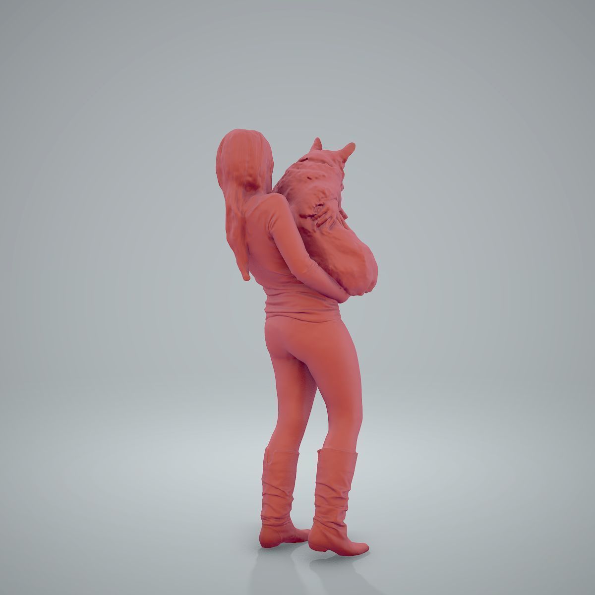 Woman Holding Dog CWom0209-HD2-O01P01-S 3D model_56