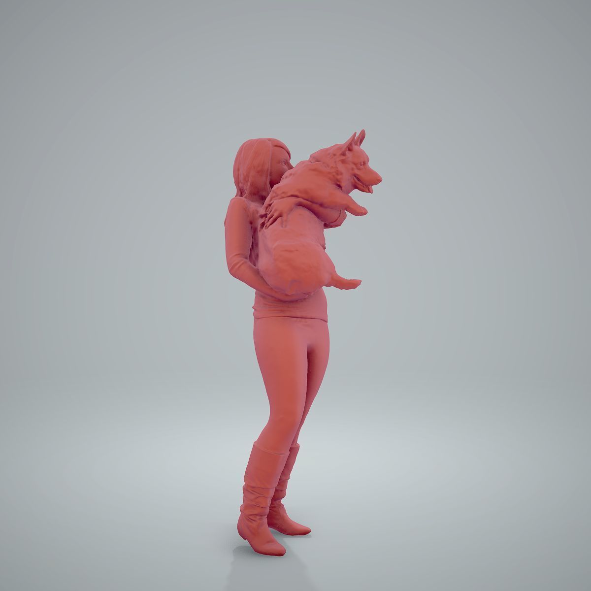 Woman Holding Dog CWom0209-HD2-O01P01-S 3D model_63