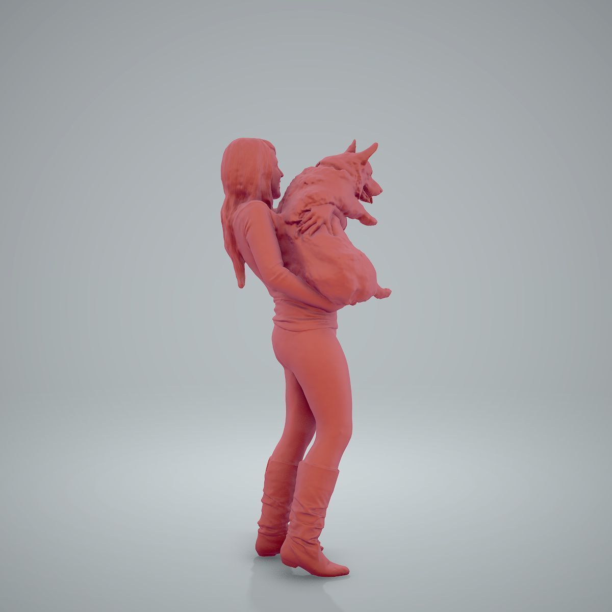 Woman Holding Dog CWom0209-HD2-O01P01-S 3D model_59