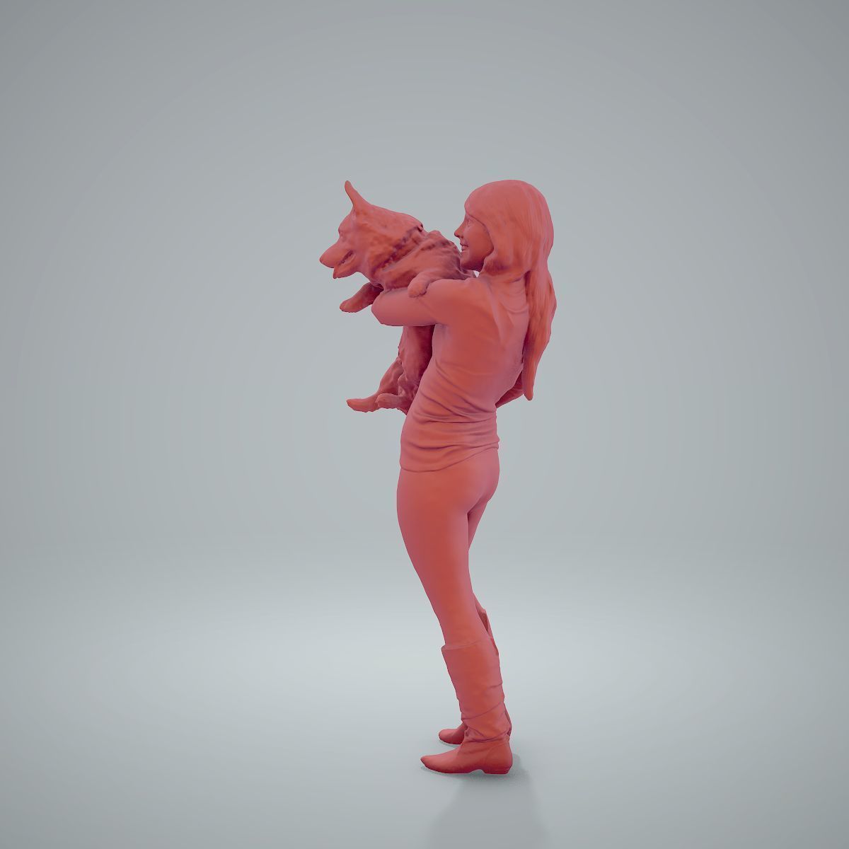 Woman Holding Dog CWom0209-HD2-O01P01-S 3D model_44