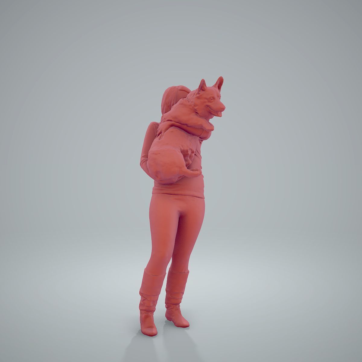 Woman Holding Dog CWom0209-HD2-O01P01-S 3D model_66
