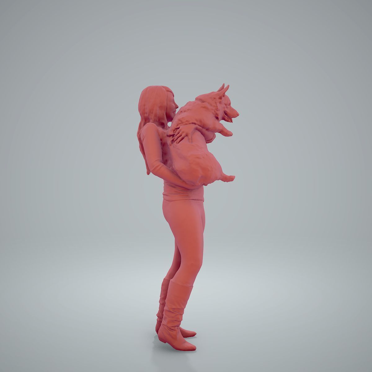 Woman Holding Dog CWom0209-HD2-O01P01-S 3D model_61