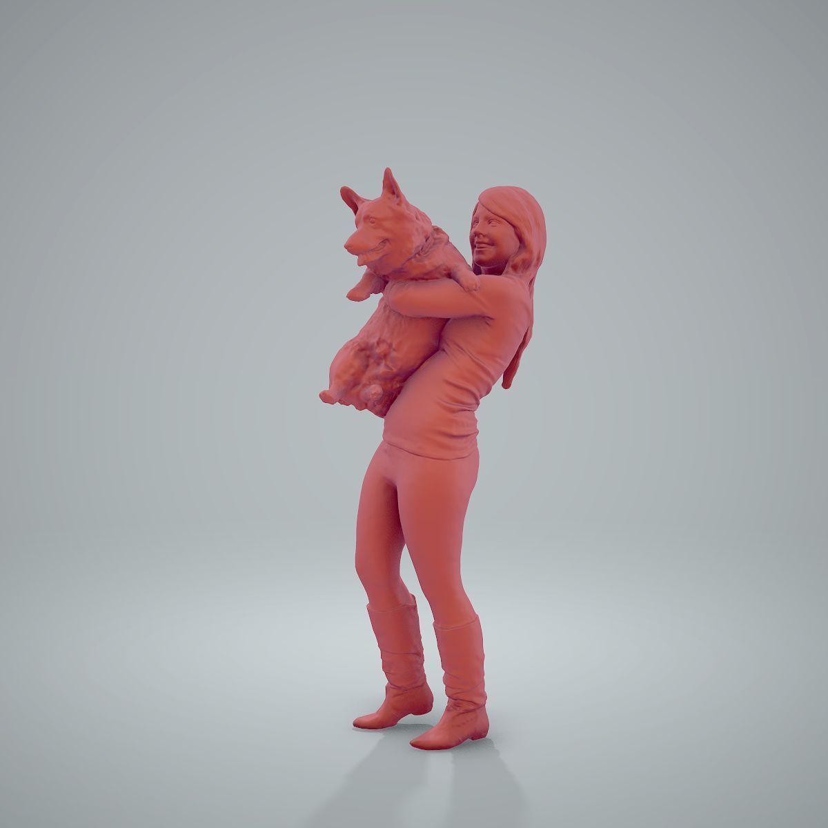 Woman Holding Dog CWom0209-HD2-O01P01-S 3D model_39
