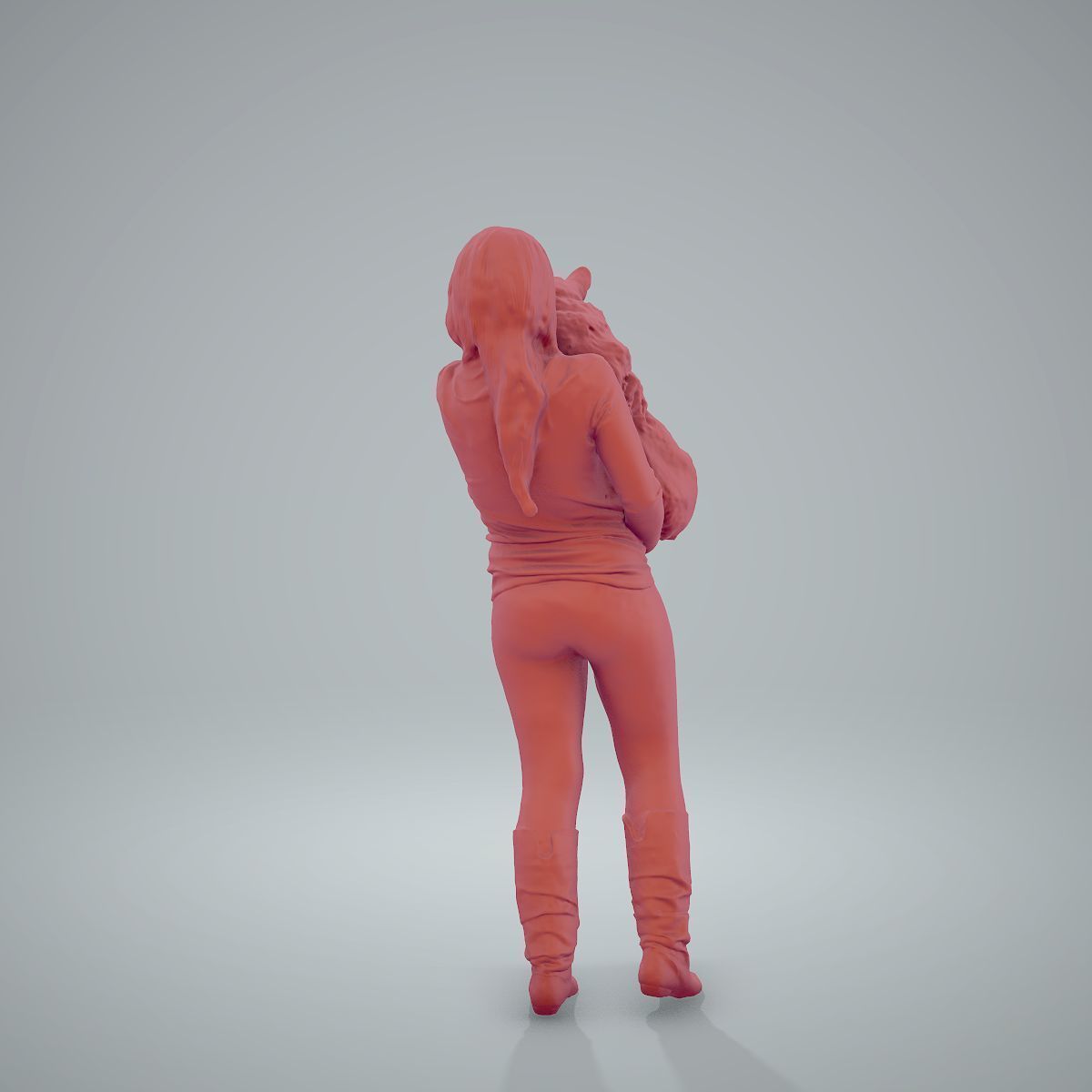 Woman Holding Dog CWom0209-HD2-O01P01-S 3D model_52